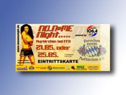2005: Eintrittskarte NoNameNight