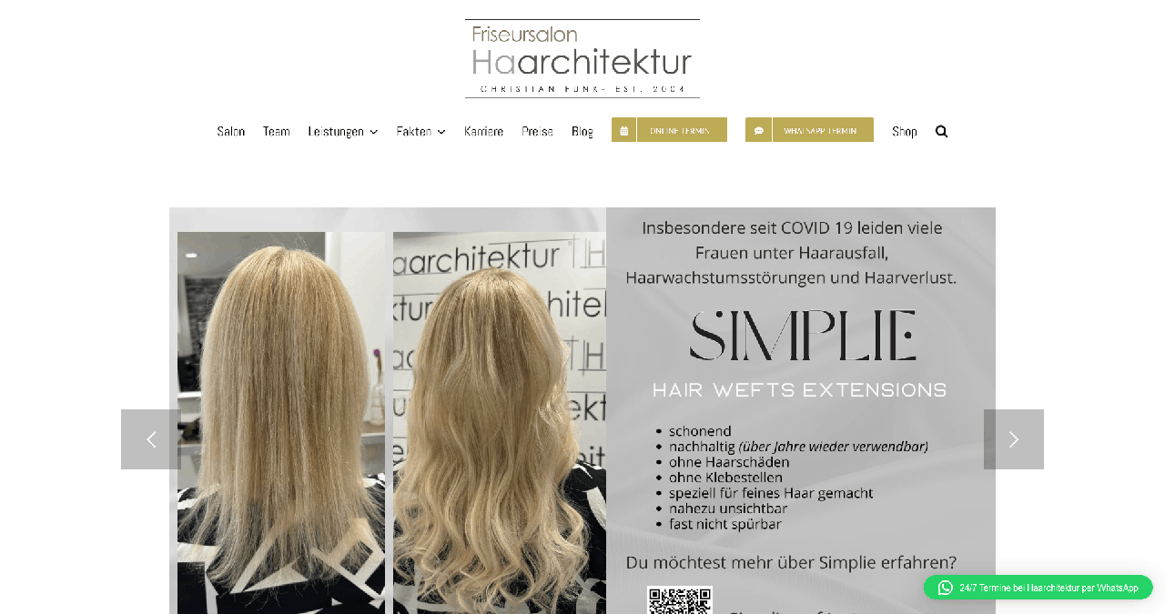 Friseursalon Haarchitektur Lüneburg
